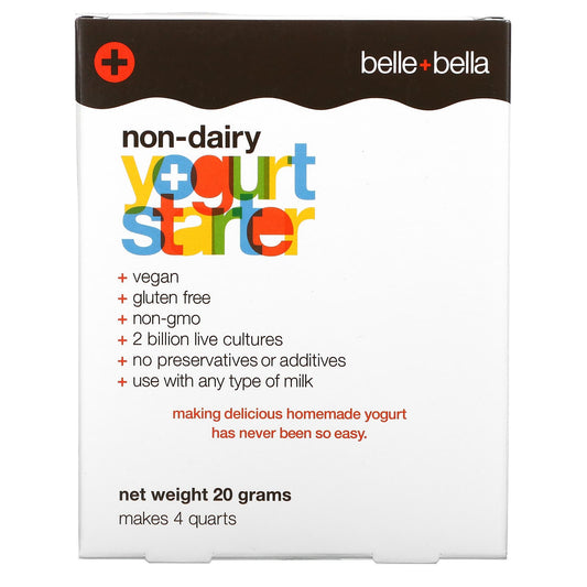 Belle+Bella-Non-Dairy Yogurt Starter-4 Packets-(5 g) Each