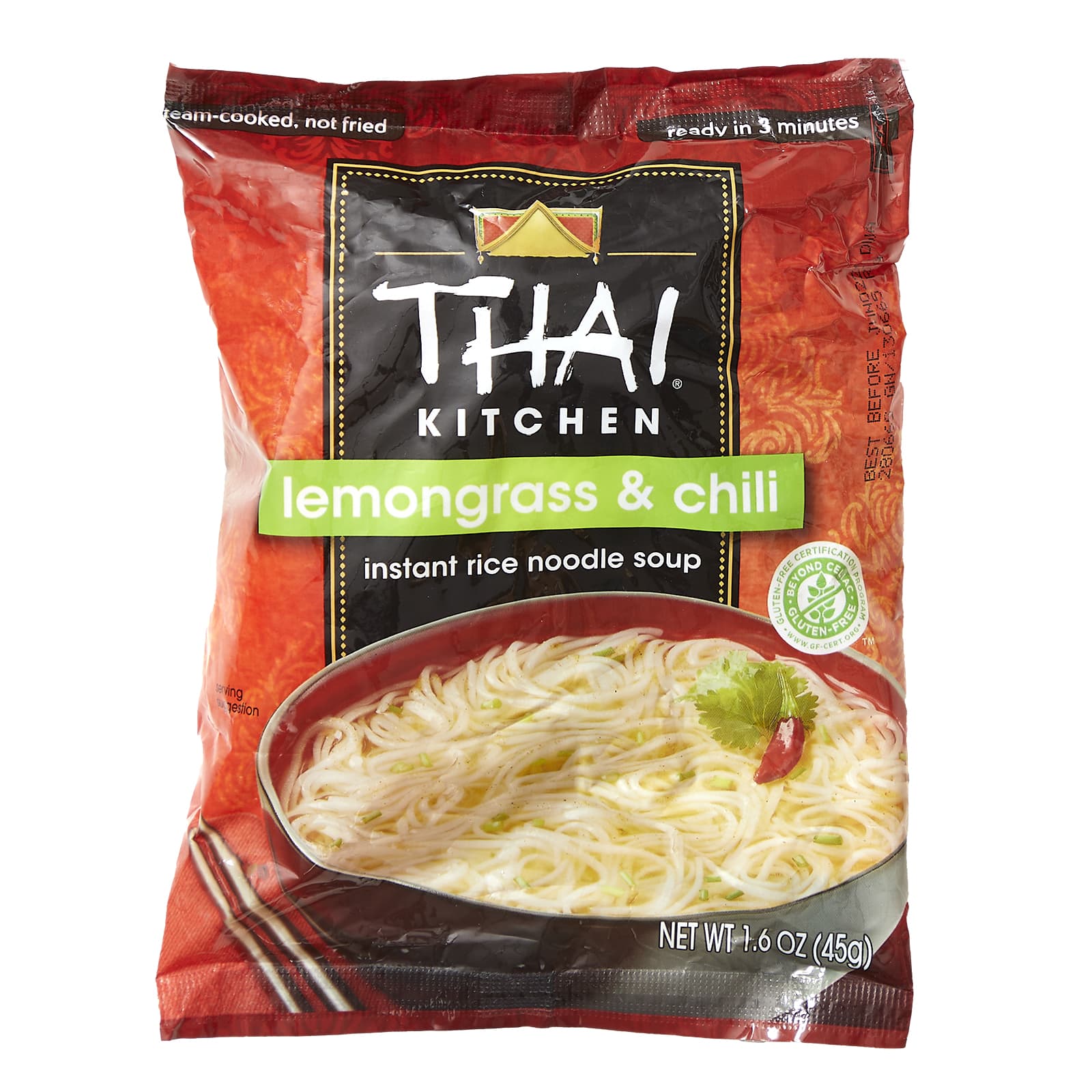 Thai Kitchen-Instant Rice Noodle Soup-Lemongrass & Chili-1.6 oz (45 g)