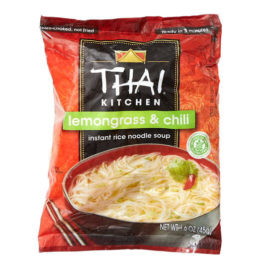 Thai Kitchen-Instant Rice Noodle Soup-Lemongrass & Chili-1.6 oz (45 g)