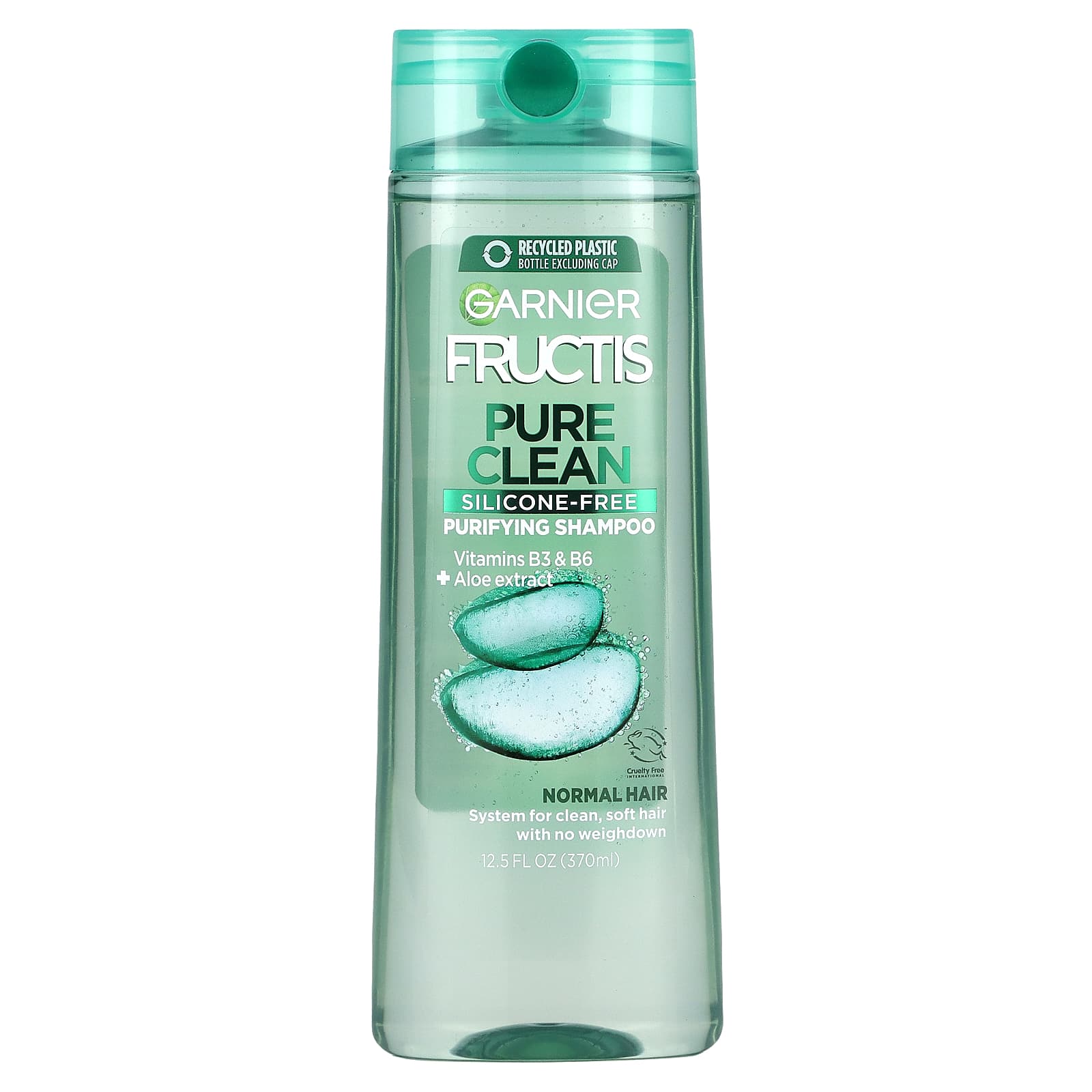 Garnier-Fructis-Purifying Shampoo-For Normal Hair-Pure Clean-12.5 fl oz (370 ml)