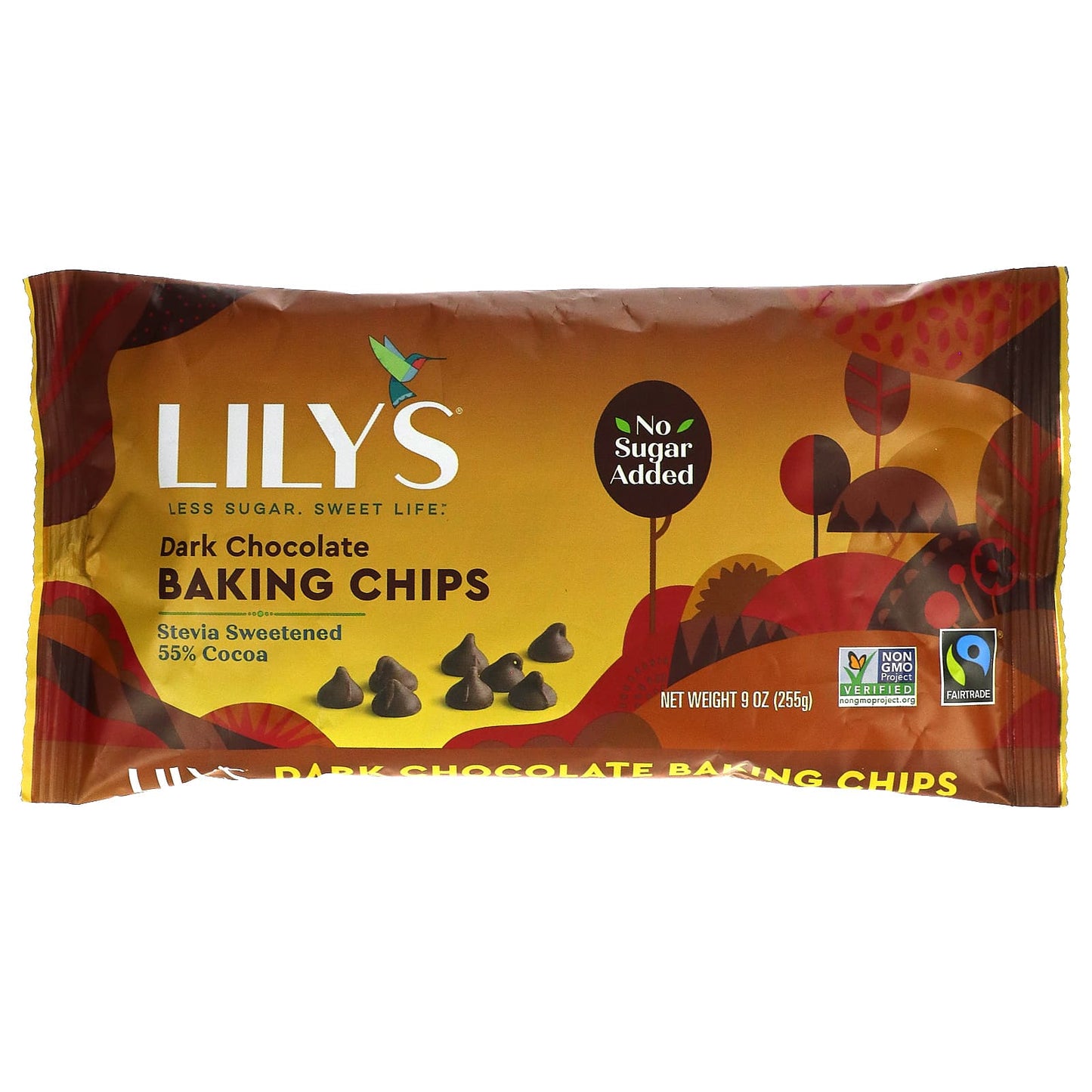 Lily's Sweets-Dark Chocolate Baking Chips-9 oz (255 g)