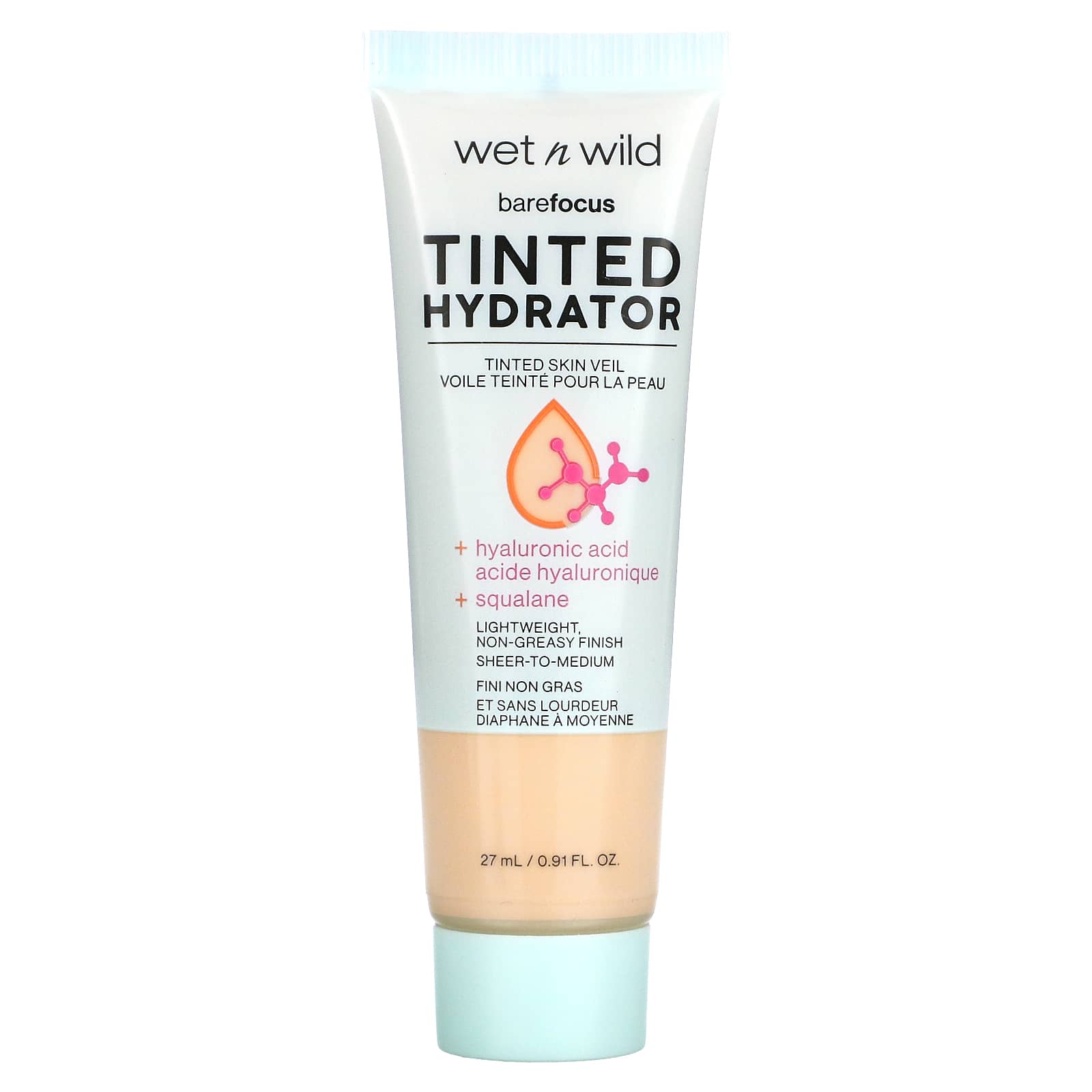 wet n wild-Barefocus-Tinted Hydrator-Fair-0.91 fl oz (27 ml)