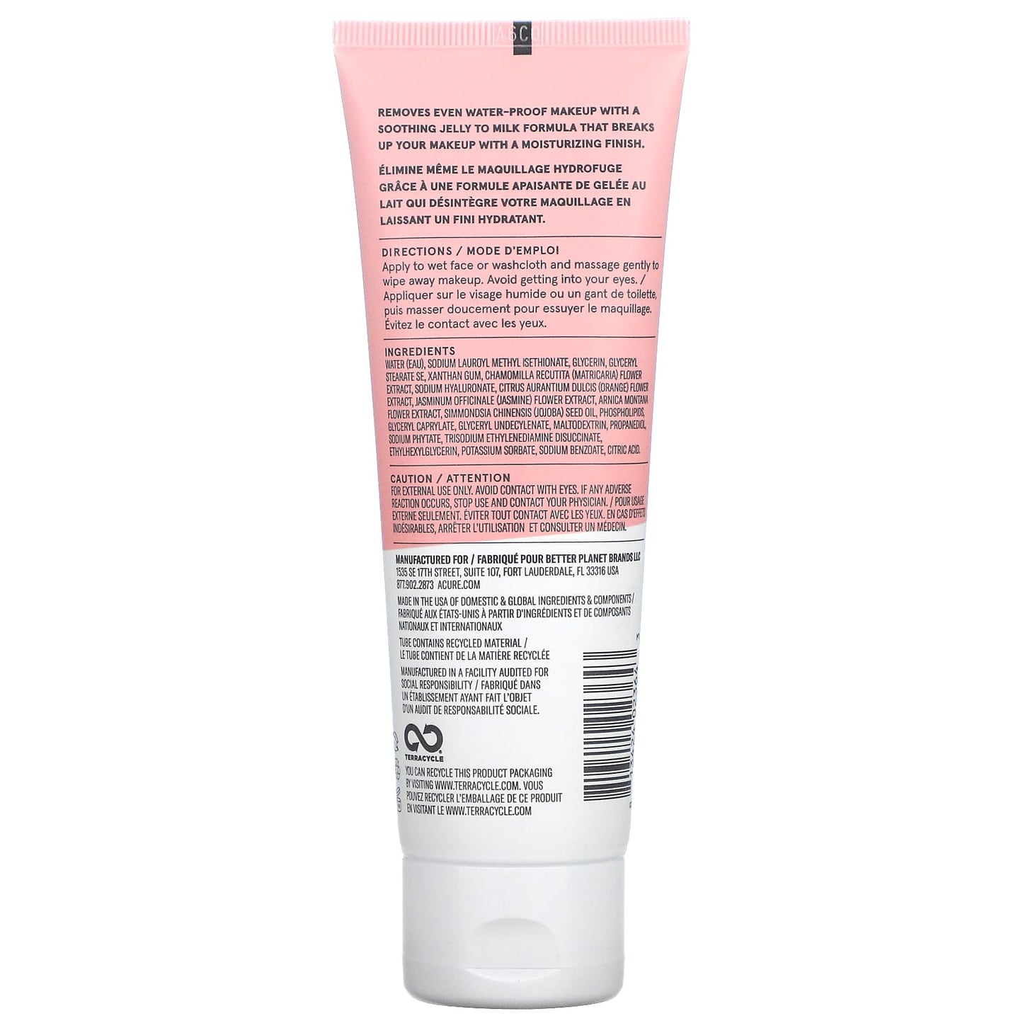 ACURE, Seriously Soothing, Jelly Milk Makeup Remover, 4 fl oz (118 ml)