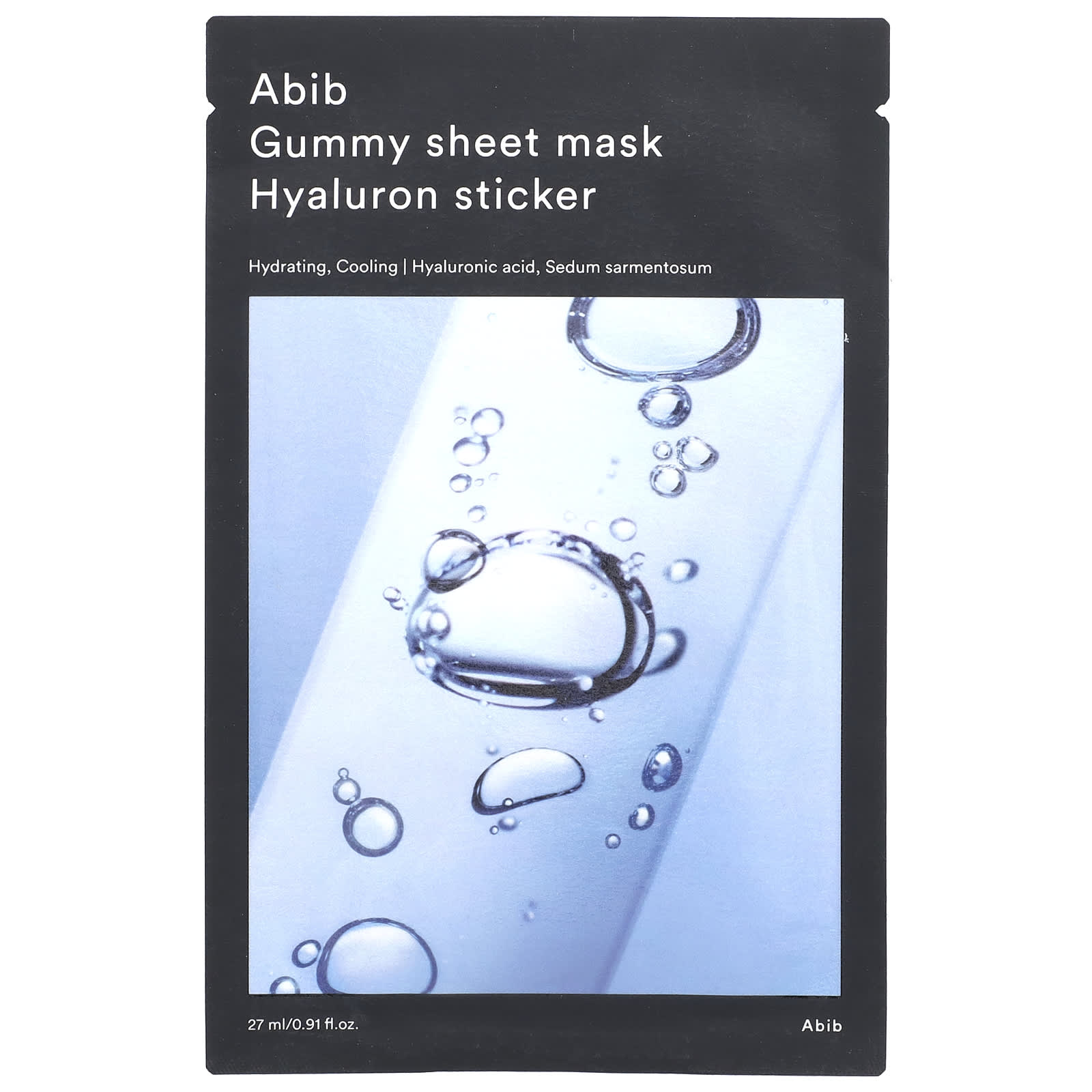 Abib-Gummy Beauty Sheet Mask-Hyaluron Sticker-1 Sheet-0.91 fl oz (27 ml)