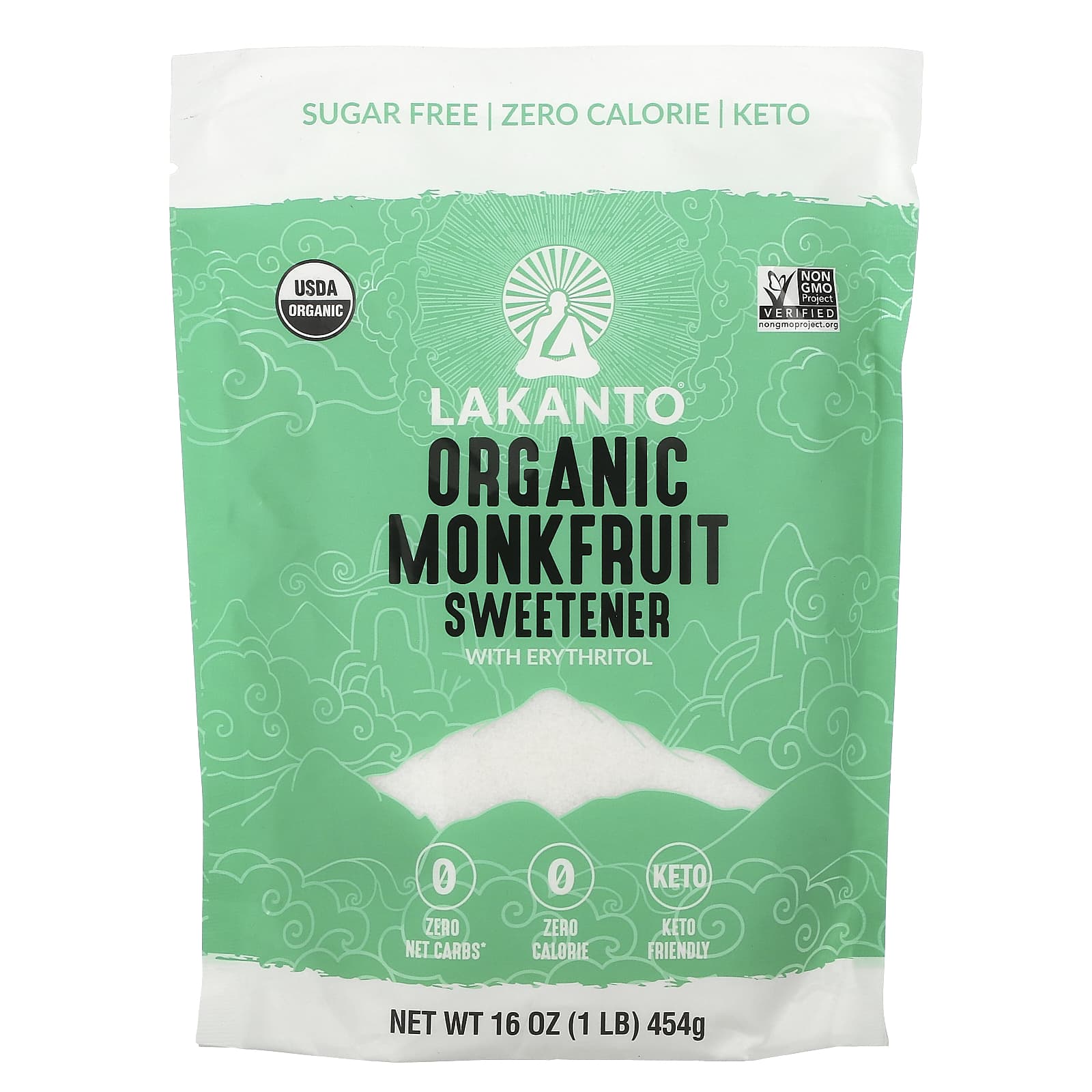 Lakanto-Organic Monkfruit Sweetener-1 lb (454 g)