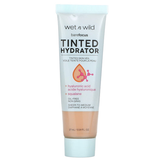 wet n wild-Barefocus-Tinted Hydrator-Medium Tan-0.91 fl oz (27 ml)