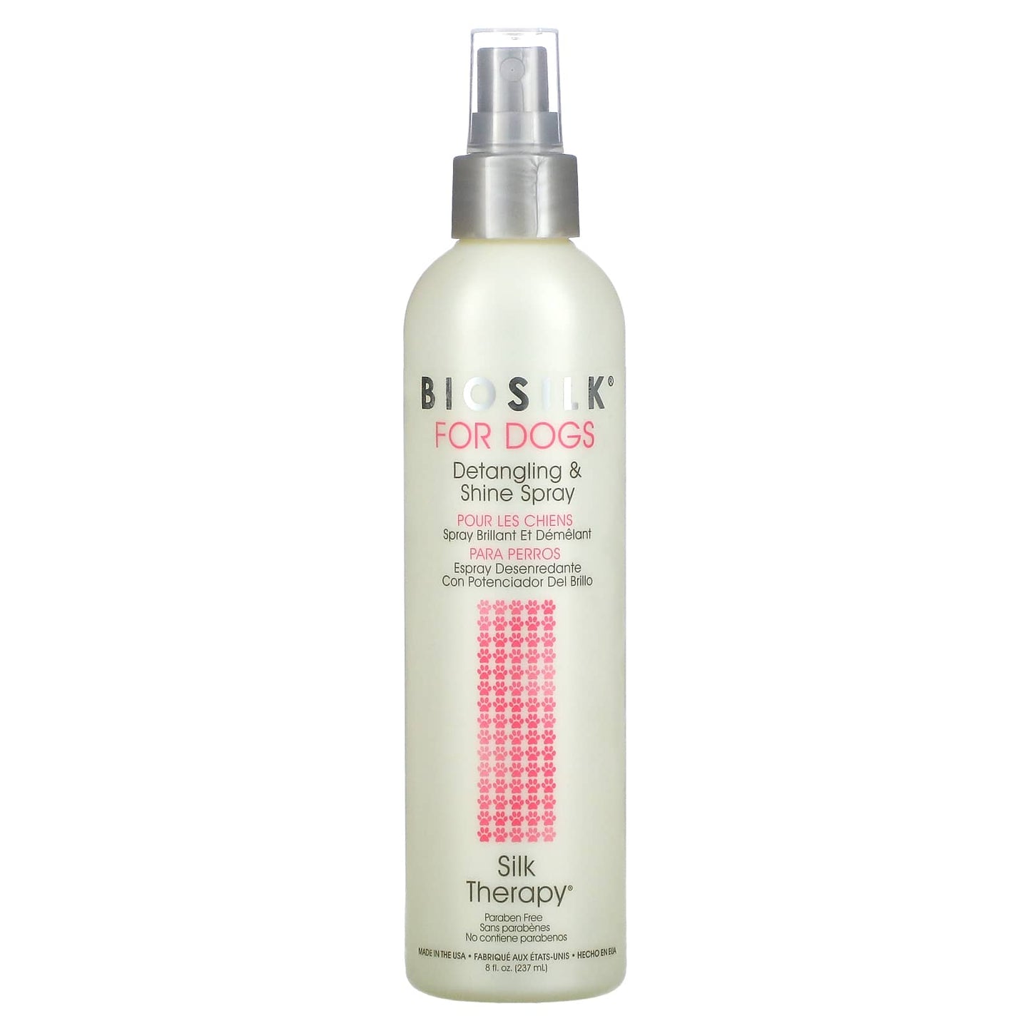 Biosilk-Silk Therapy-Detangling & Shine Spray for Dogs-8 fl oz (237 ml)