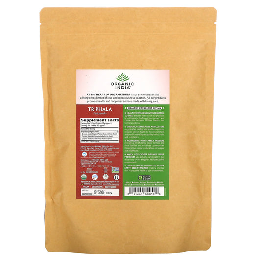 Organic India-Triphala-Fruit Powder-16 oz (454 g)