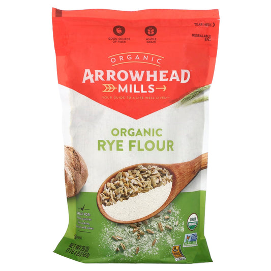 Arrowhead Mills-Organic Rye Flour-20 oz (567 g)