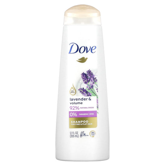 Dove-Shampoo-For Fine Flat Hair-Lavender & Volume-12 fl oz (355 ml)