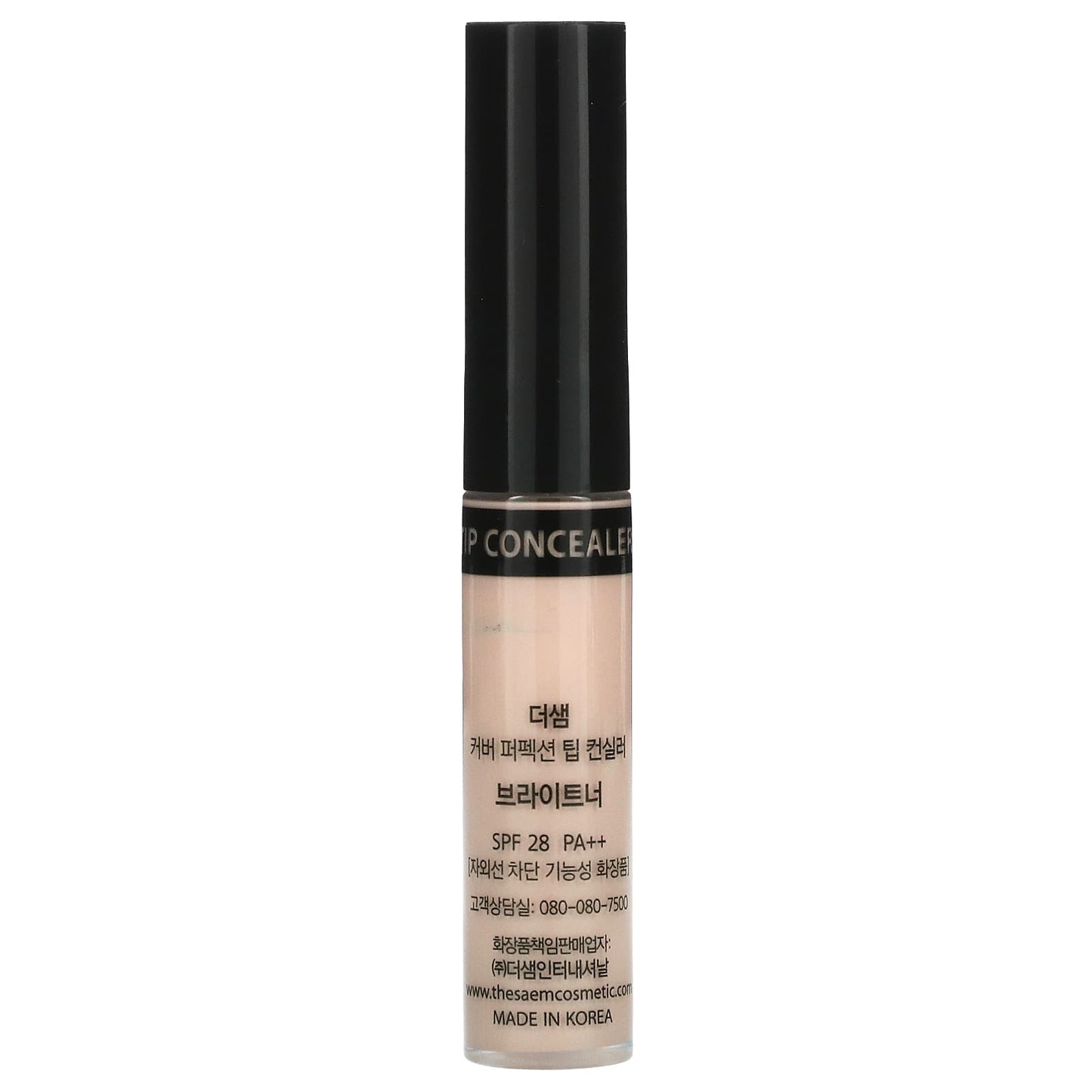 The Saem, Cover Perfection, Tip Concealer, SPF 28 PA++, Brightener, 0.23 oz