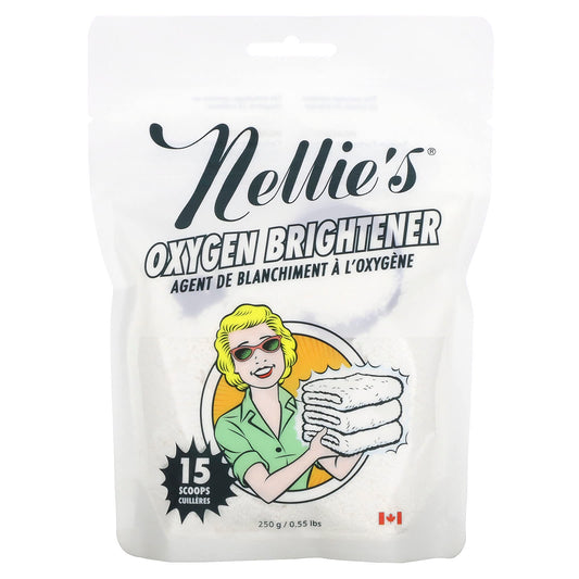 Nellie's-Oxygen Brightener-15 Scoops-0.55 lbs (250 g)