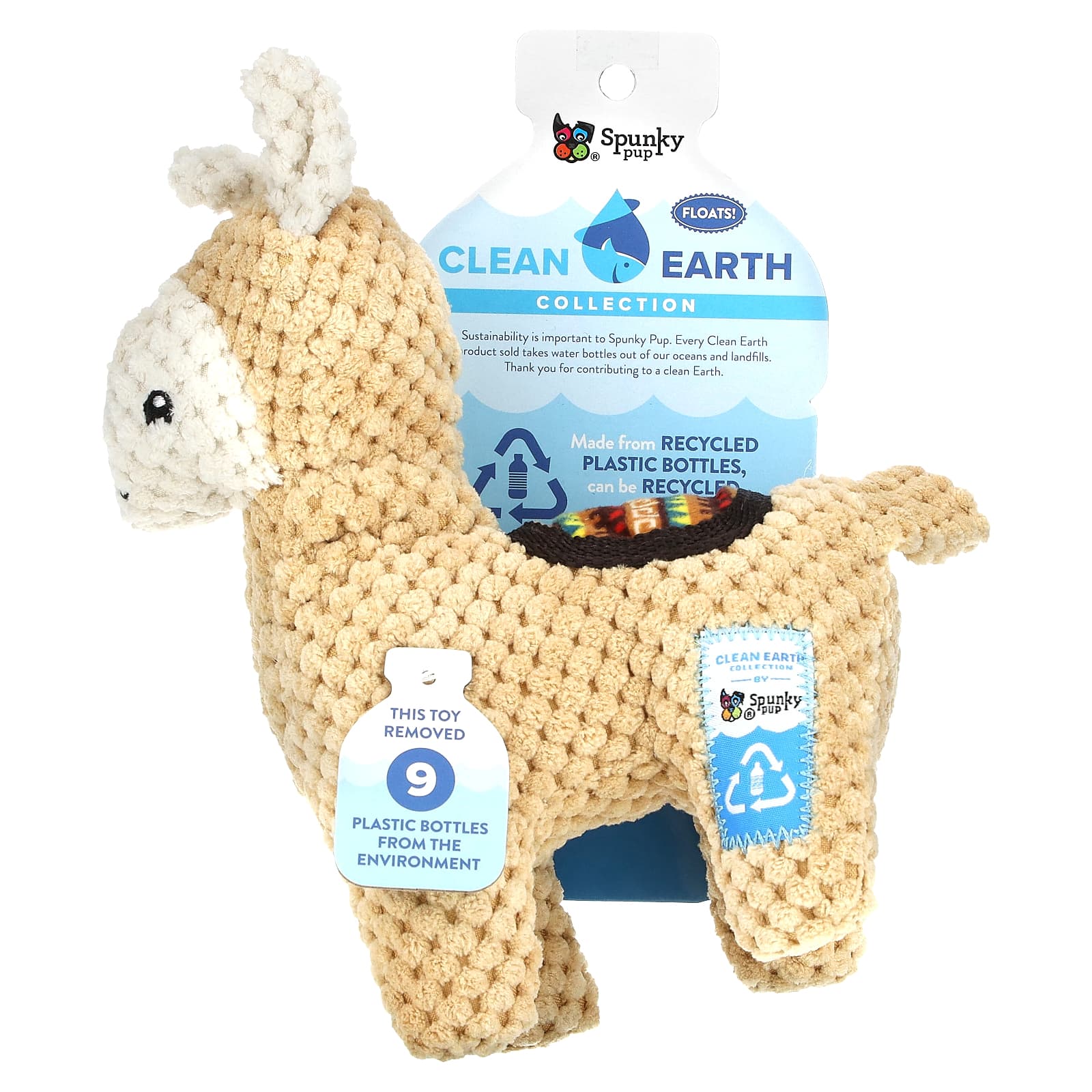 Spunky Pup-Clean Earth Plush-Llama-1 Toy