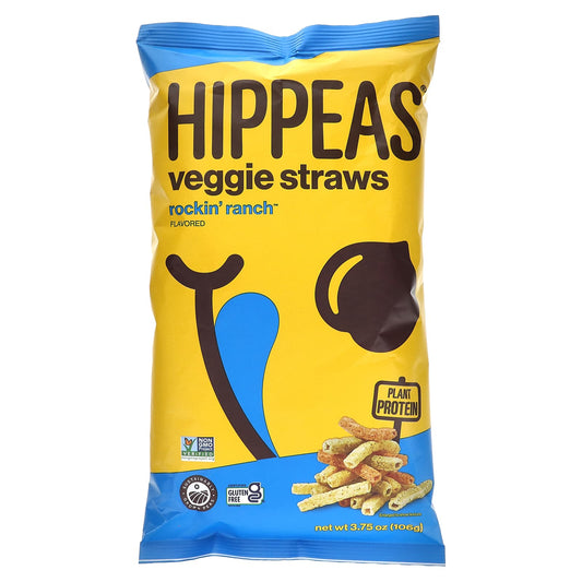 Hippeas-Veggie Straws-Rockin' Ranch-3.75 oz (106 g)