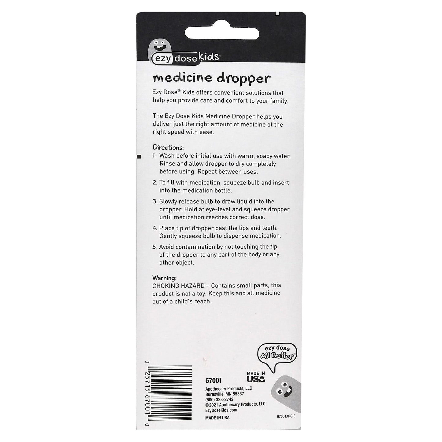 Ezy Dose, Kids, Medicine Dropper, 1 Count, 2.5 ml