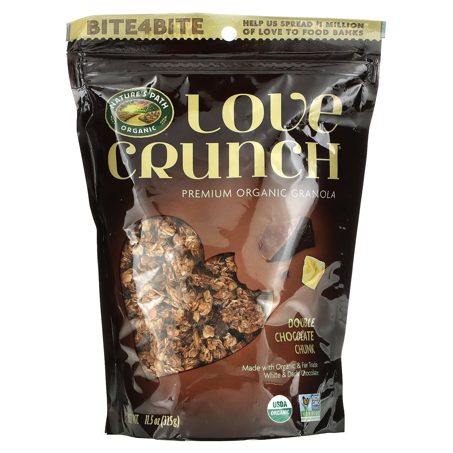 Nature's Path-Love Crunch-Premium Organic Granola-Double Chocolate Chunk-11.5 oz (325 g)