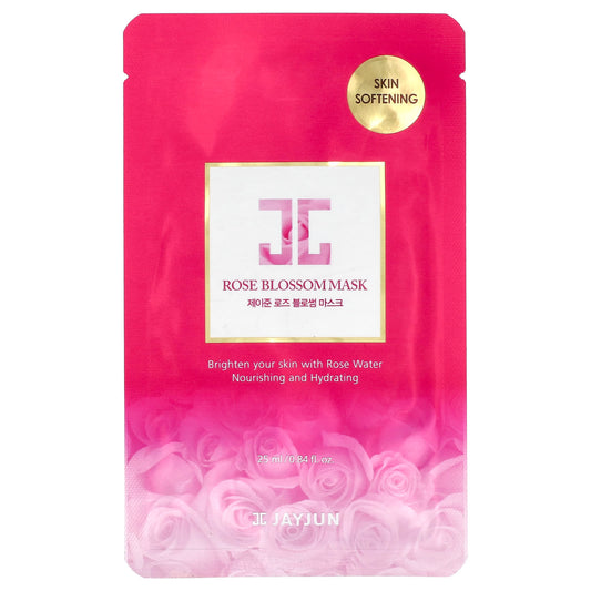 Jayjun Cosmetic-Rose Blossom Beauty Mask-1 Sheet-0.84 fl oz (25 ml)