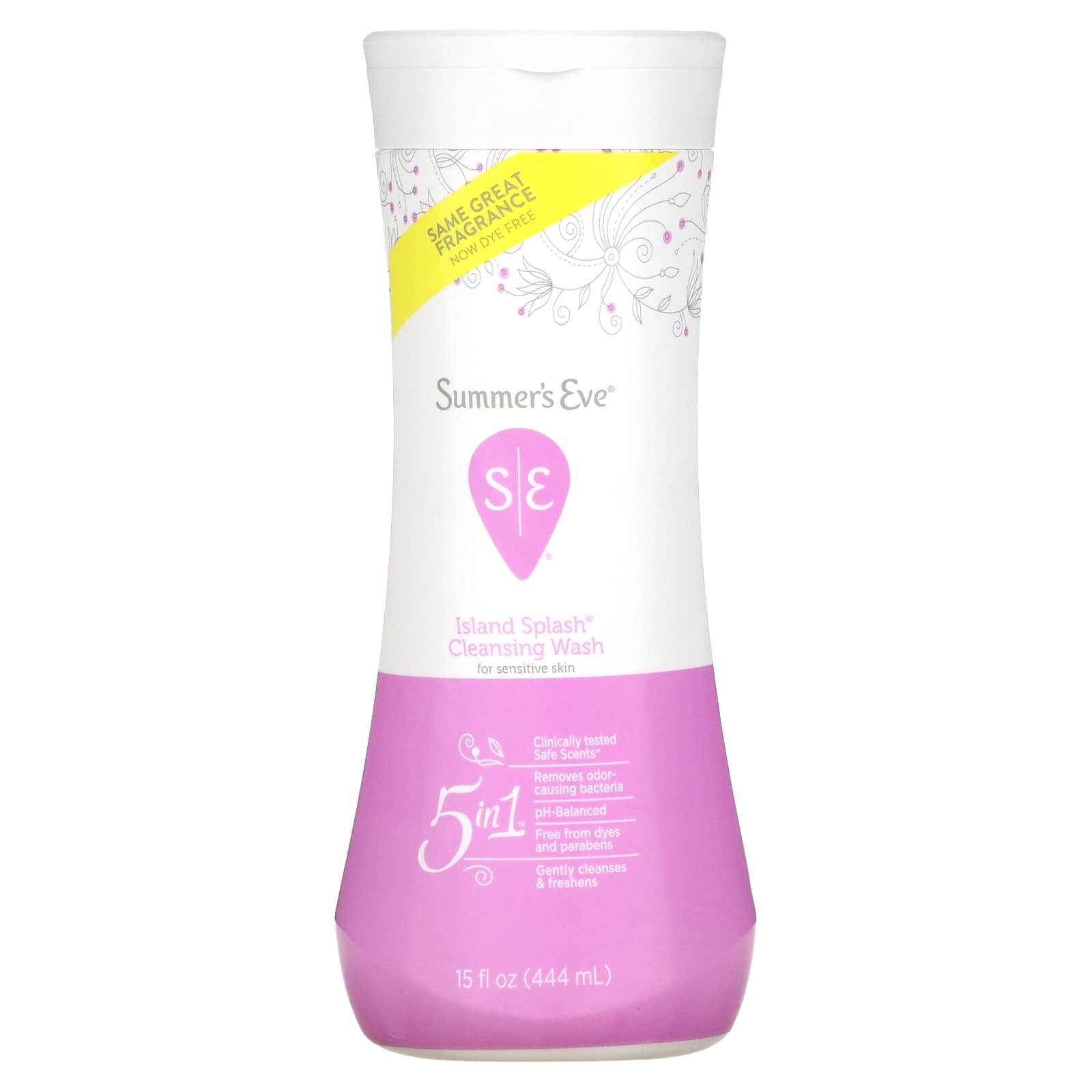 Summer's Eve-5 in 1 Cleansing Wash-Island Splash-15 fl oz (444 ml)