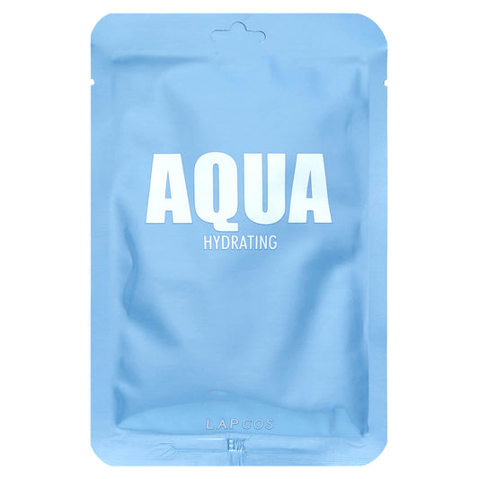 Lapcos-Aqua Beauty Sheet  Mask-Hydrating -1.01 fl oz (30 ml)