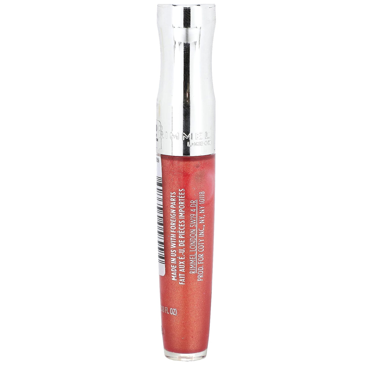 Rimmel London, Stay Glossy Lip Gloss, 640 All Day Seduction, 0.18 fl oz (5.5 ml)