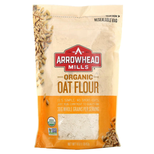 Arrowhead Mills-Organic Oat Flour-1 lb (453 g)