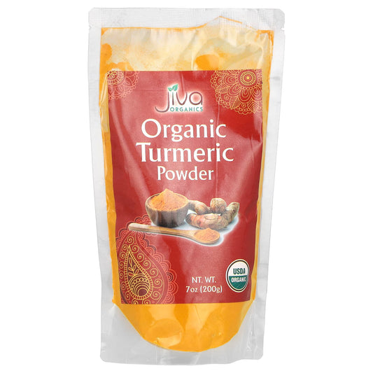 Jiva Organics-Organic Turmeric Powder-7 oz (200 g)