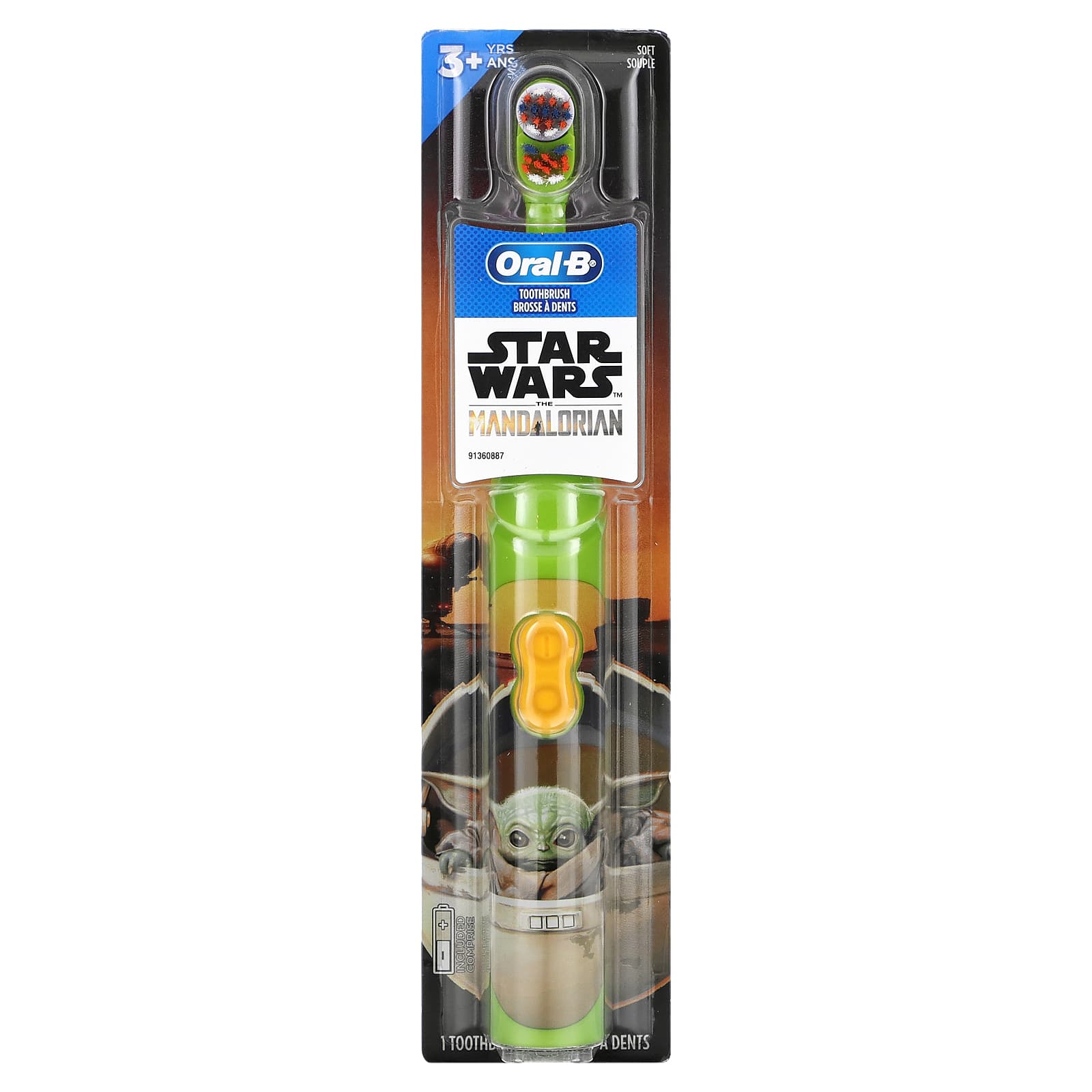 Oral-B-Battery Toothbrush-Soft-3+ Yrs-Star Wars The Mandalorian-1 Toothbrush