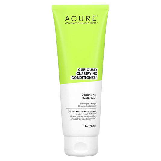 ACURE-Curiously Clarifying Conditioner-Lemongrass & Argan-8 fl oz (236.5 ml)