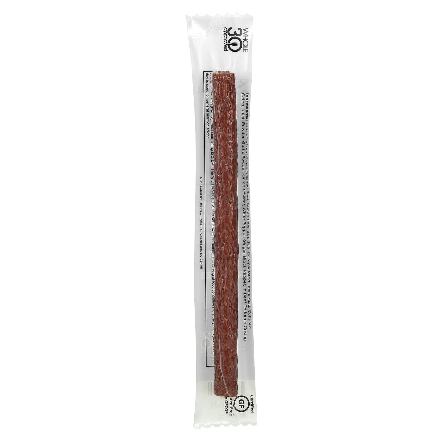 The New Primal, Beef Stick, Classic, 1 Stick, 1 oz