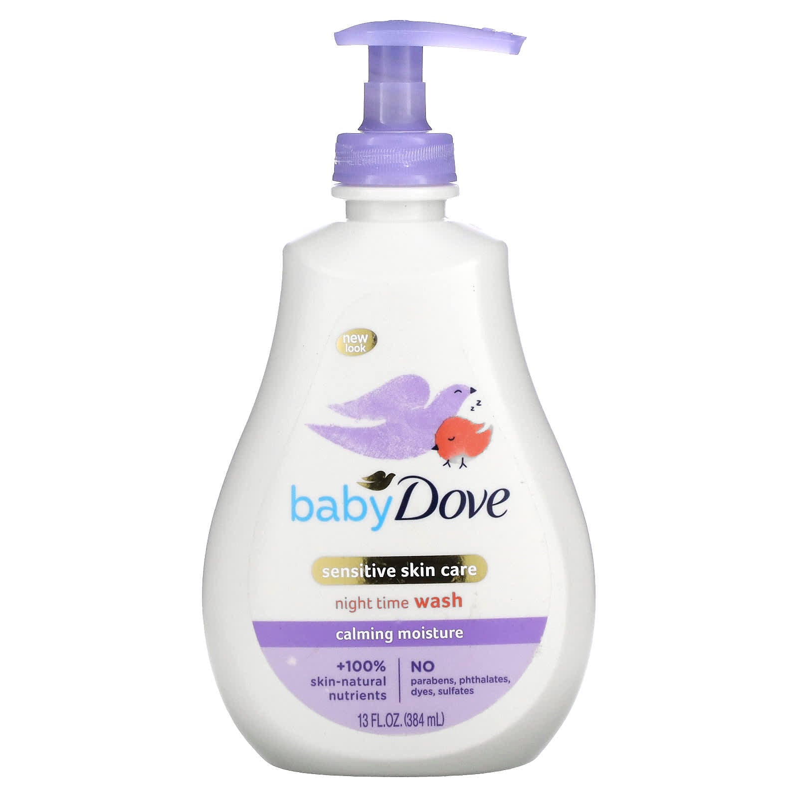 Dove-Baby-Sensitive Skin Care-Night Time Wash-Calming Moisture-13 fl oz (384 ml)