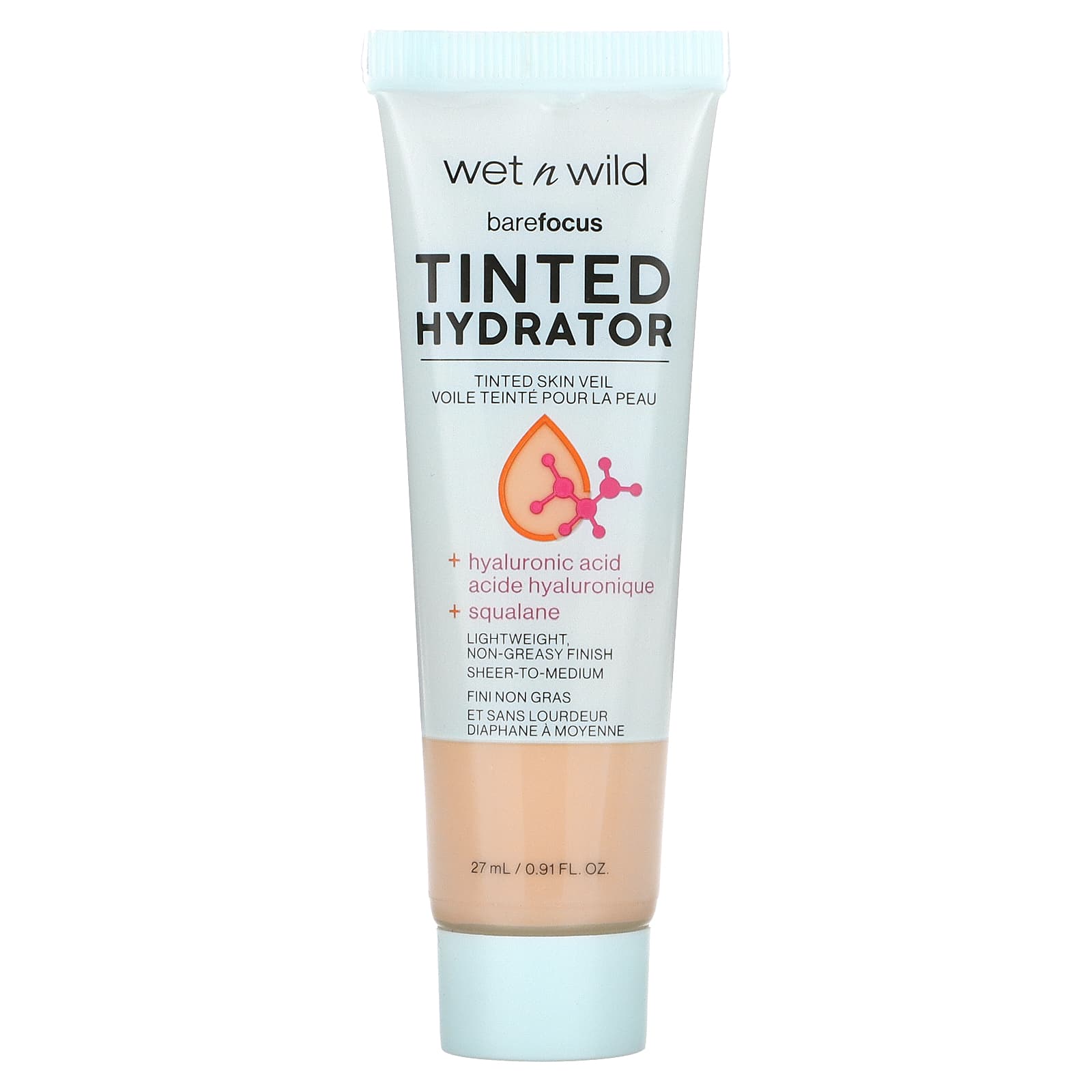 wet n wild-Barefocus-Tinted Hydrator-Light Medium-0.91 fl oz (27 ml)