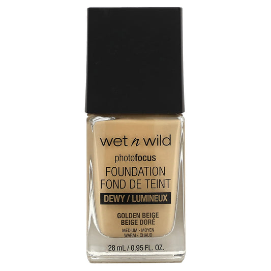 wet n wild-PhotoFocus-Foundation-Dewy-Golden Beige-0.95 fl oz (28 ml)