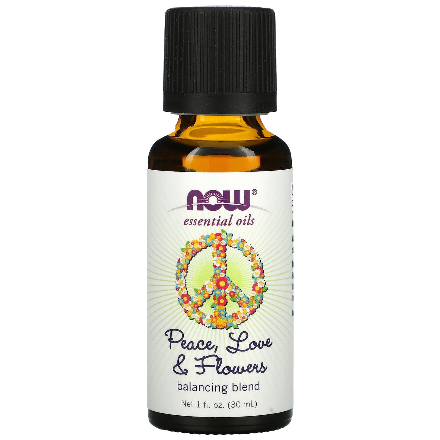 NOW Foods-Essential Oils-Peace-Love & Flowers-Balancing Blend-1 fl. oz (30 ml)