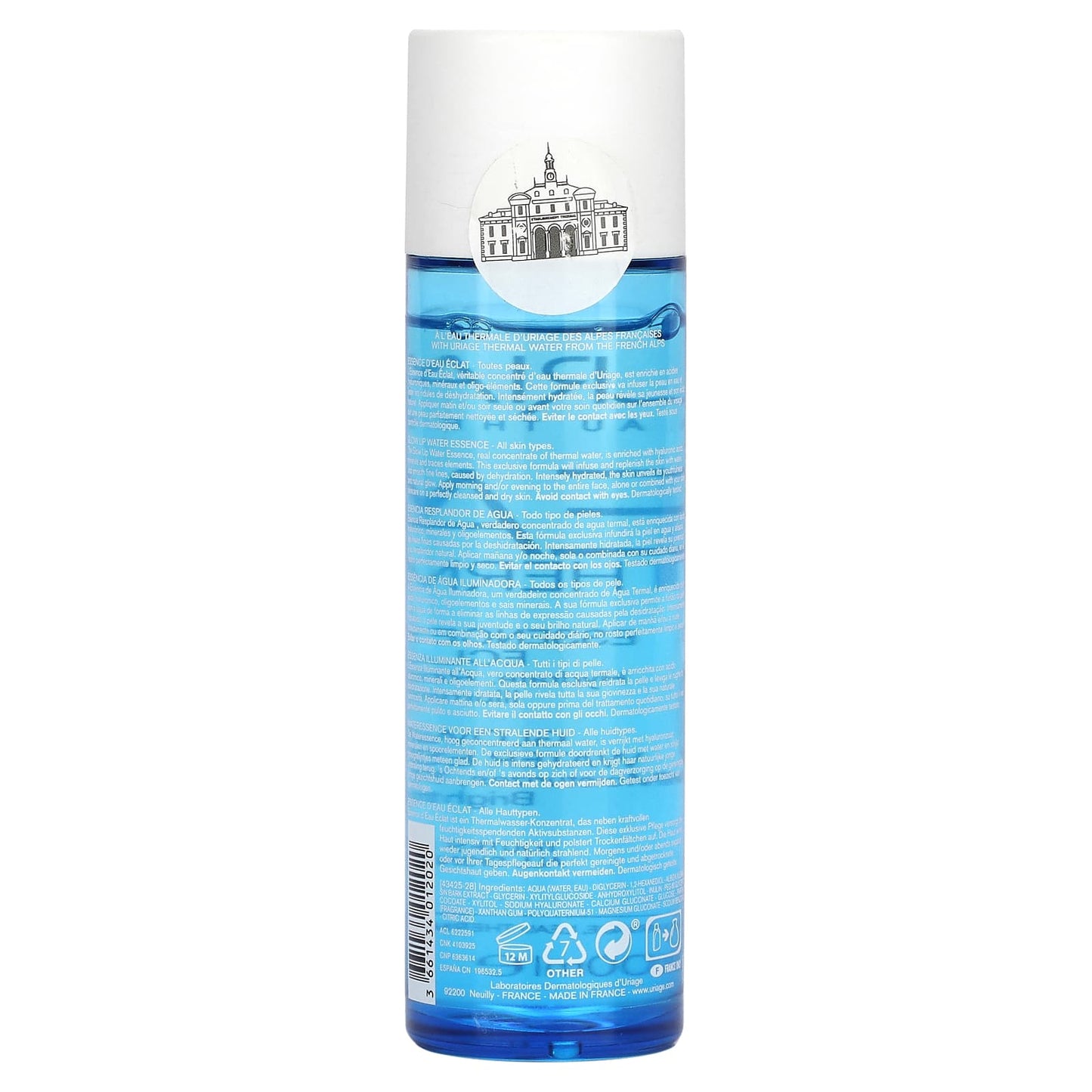 Uriage, EAU Thermale, Glow Up Water Essence , 3.4 fl oz (100 ml)