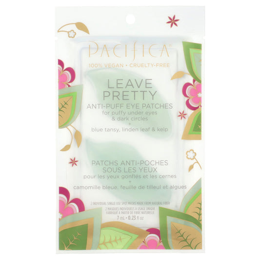 Pacifica-Leave Pretty-Anti-Puff Eye Patches-2 Spot Mask-0.23 fl oz (7 ml)