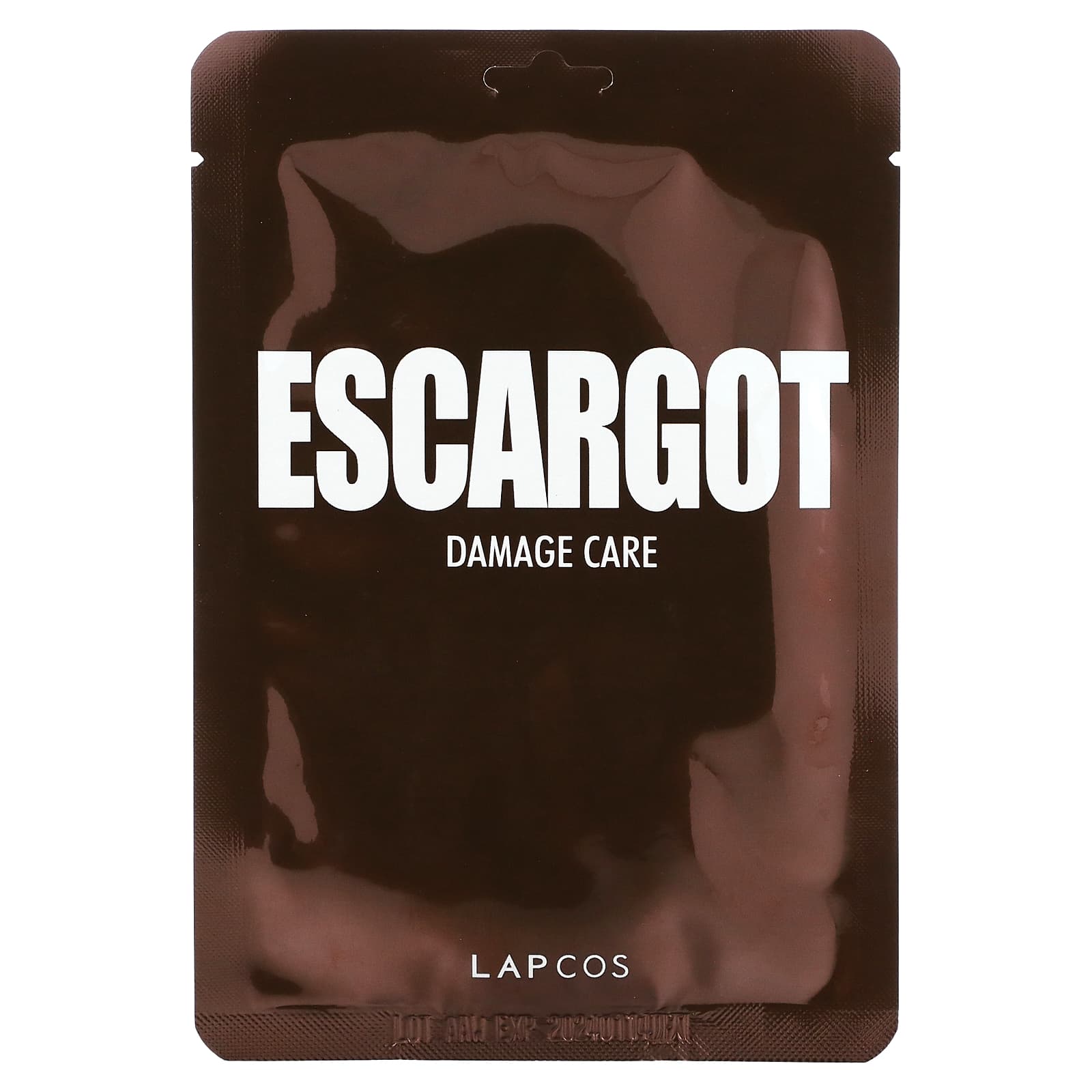 Lapcos-Escargot Beauty Sheet Mask-Damage Care-1 Sheet-0.91 fl oz (27 ml)