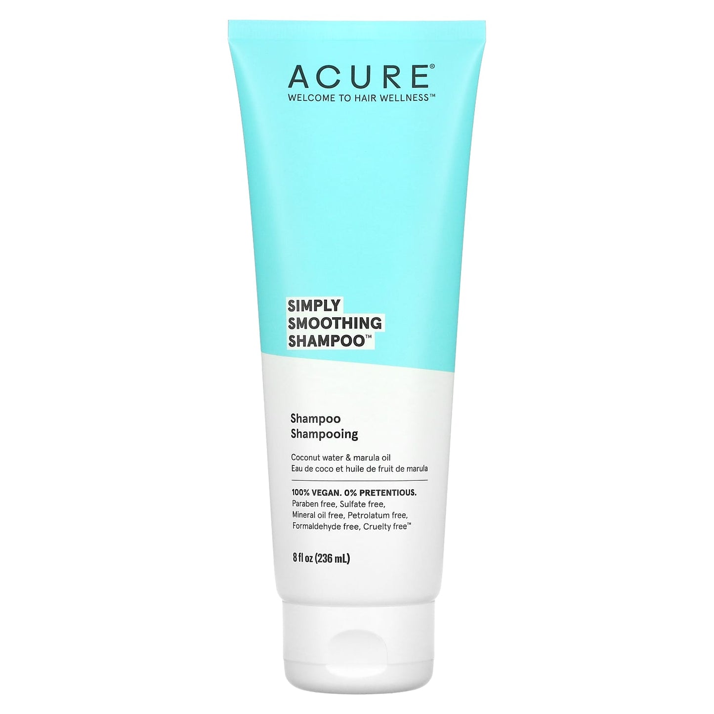 ACURE-Simply Smoothing Shampoo-Coconut & Marula Oil-8 fl oz (236.5 ml)