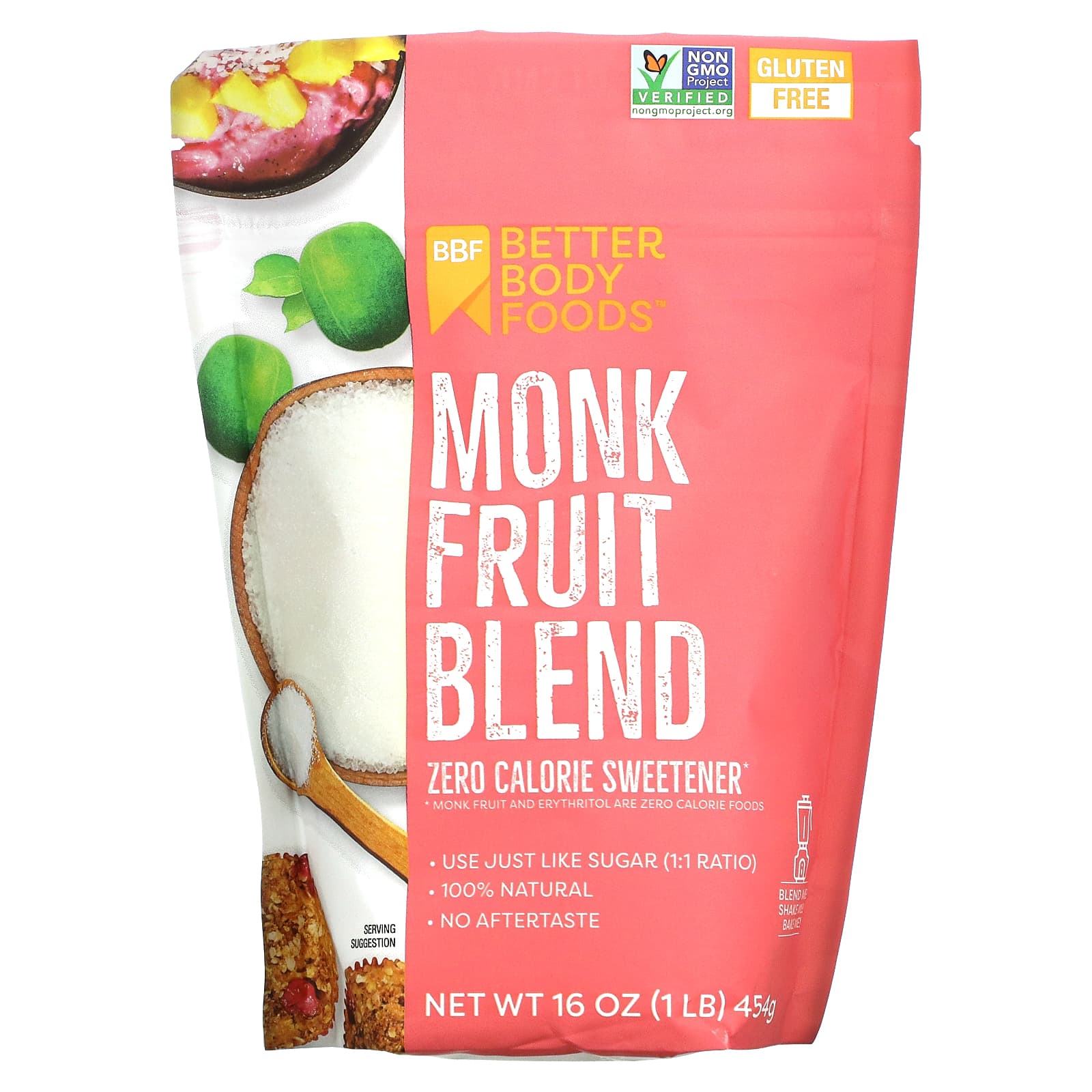 BetterBody Foods-Monk Fruit Blend-1 lb (454 g)