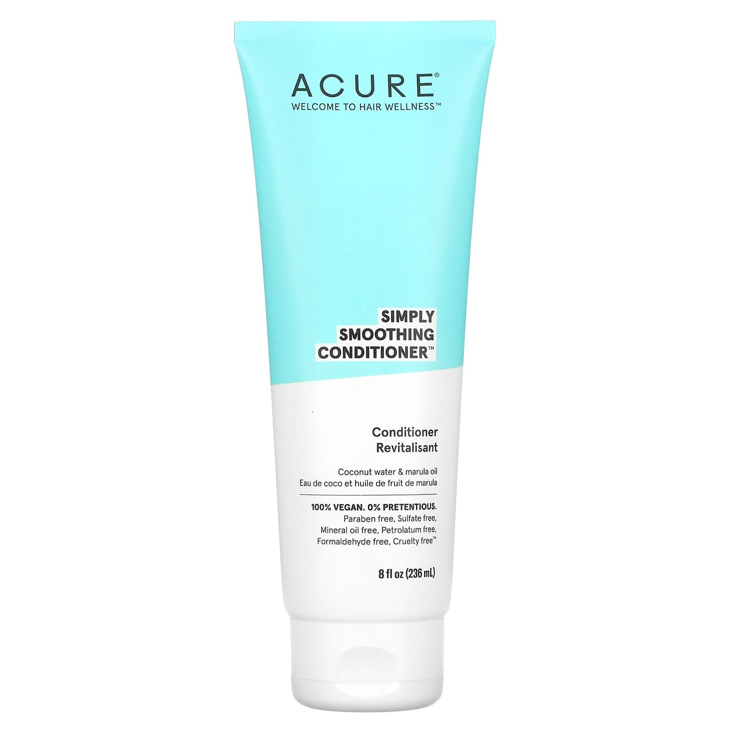 ACURE-Simply Smoothing Conditioner-Coconut & Marula Oil- 8 fl oz (236.5 ml)