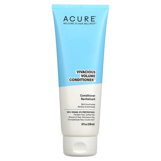 Acure-Vivacious Volume Conditioner-Mint & Echinacea-8 fl oz (236 ml)