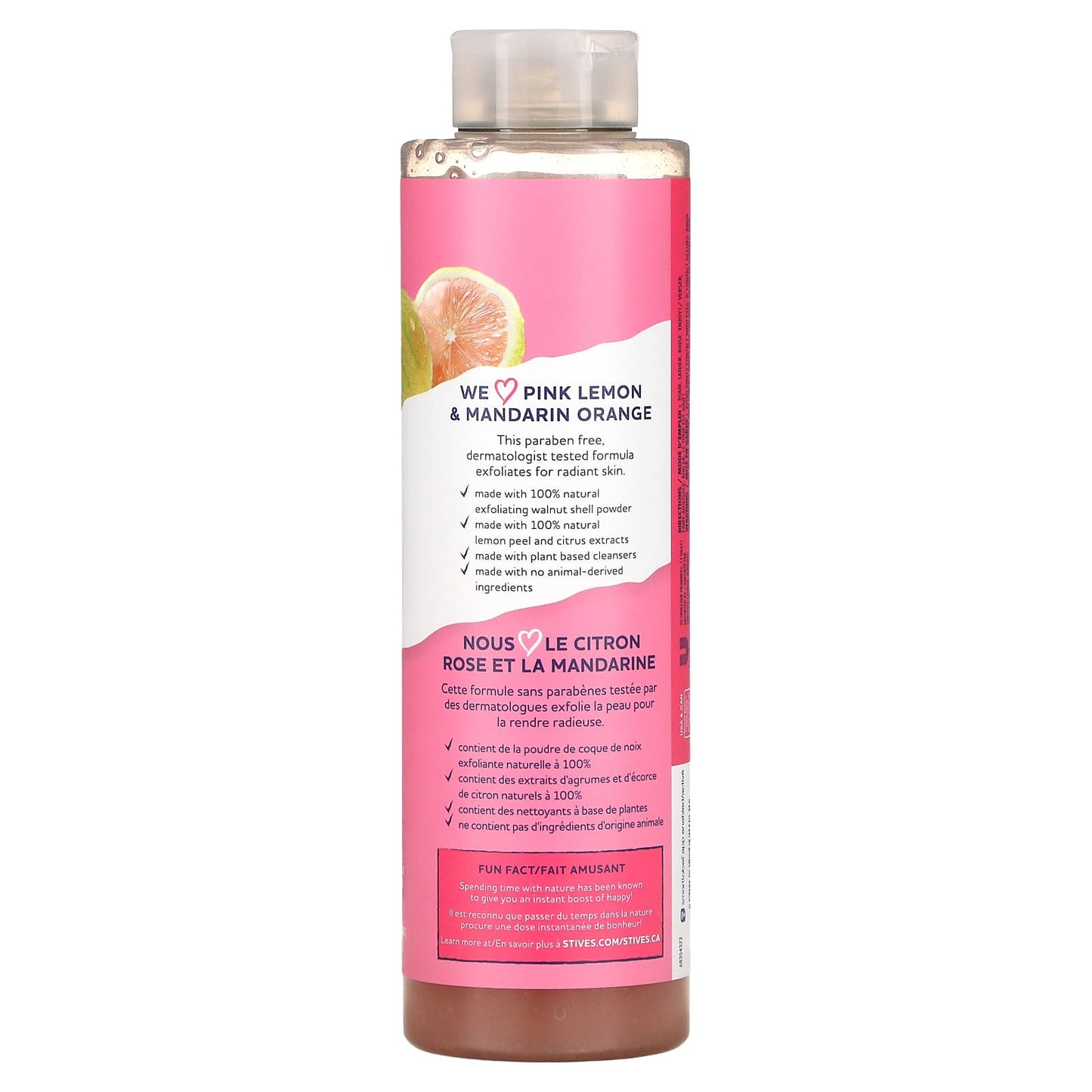 St. Ives, Exfoliating Body Wash, Pink Lemon & Mandarin Orange, 22 fl oz (650 ml)