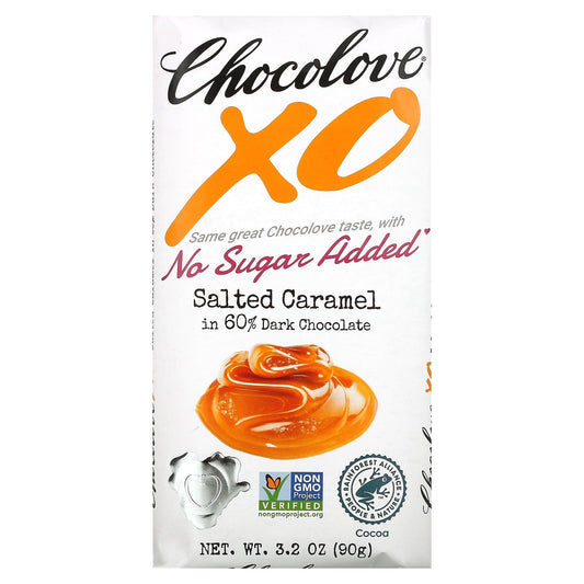 Chocolove-XO-Salted Caramel in 60% Dark Chocolate Bar-3.2 oz ( 90 g)