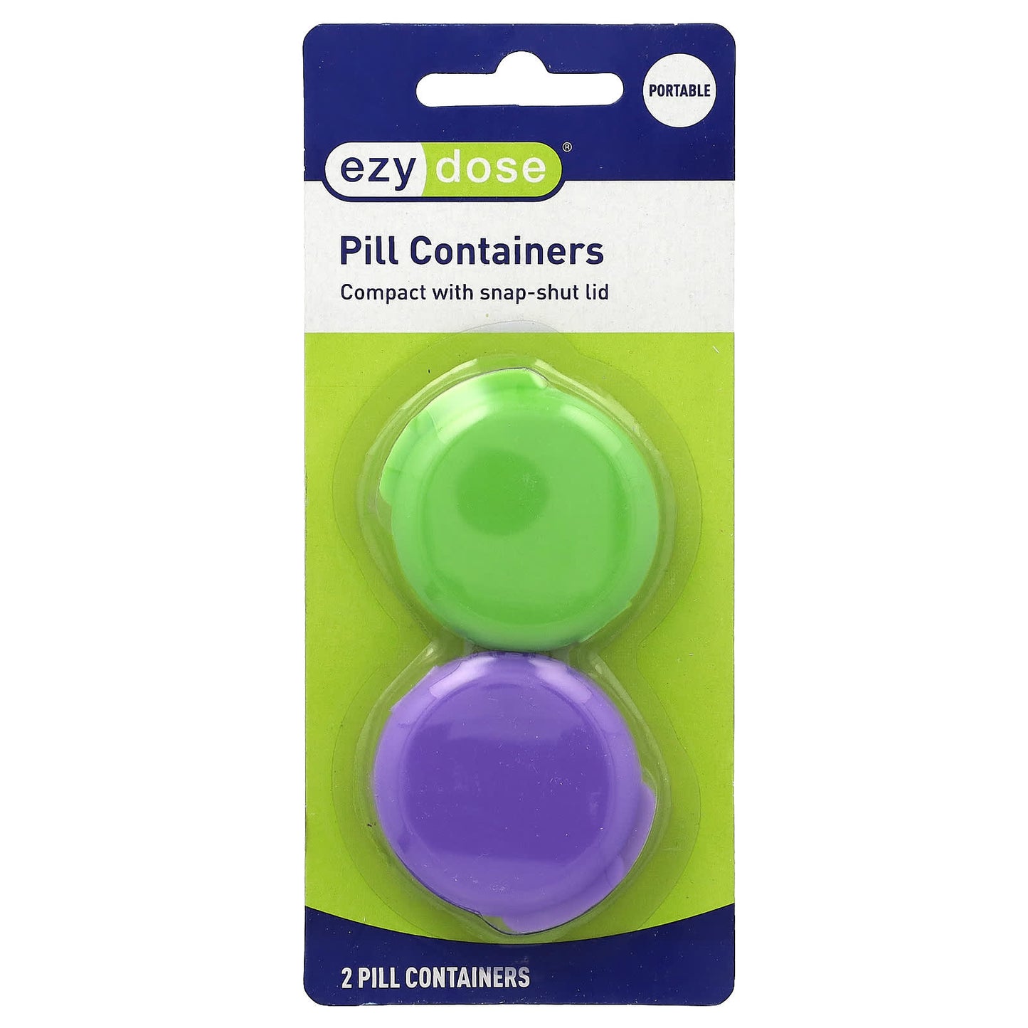 Ezy Dose-Pill Containers-2 Count