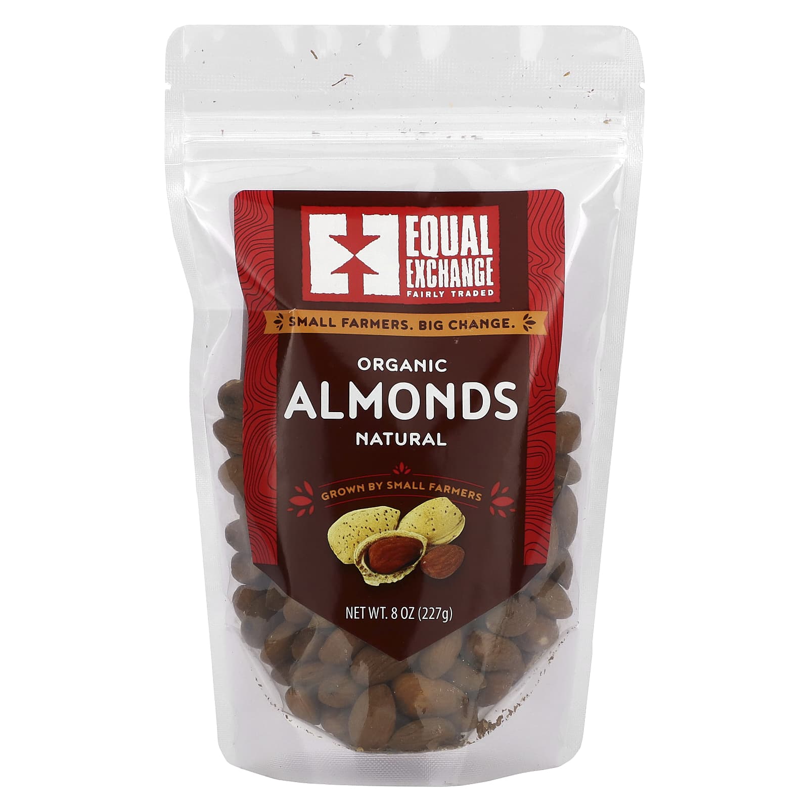 Equal Exchange-Organic Natural Almonds-8 oz (227 g)