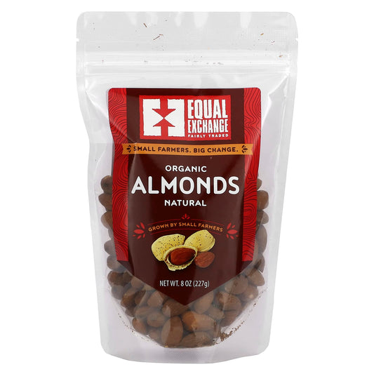 Equal Exchange-Organic Natural Almonds-8 oz (227 g)