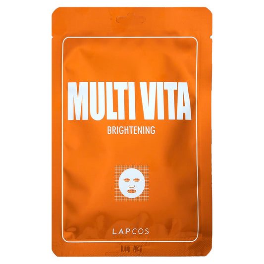 Lapcos-Multi Vita Beauty Sheet Mask-Brightening-1 Sheet-0.84 fl oz (25 ml)