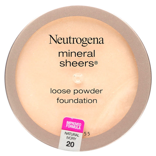 Neutrogena-Mineral Sheers-Loose Powder Foundation-Natural Ivory 20-0.19 oz (5.5 g)