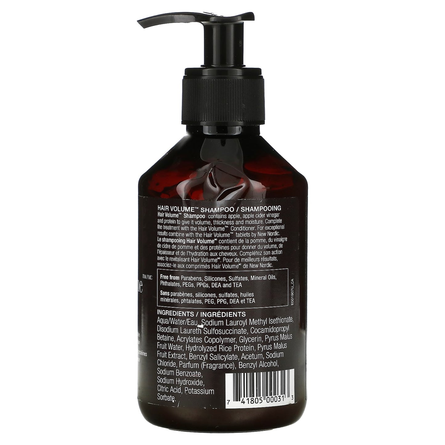 New Nordic, Hair Volume Shampoo, 8.5 fl oz (250 ml)