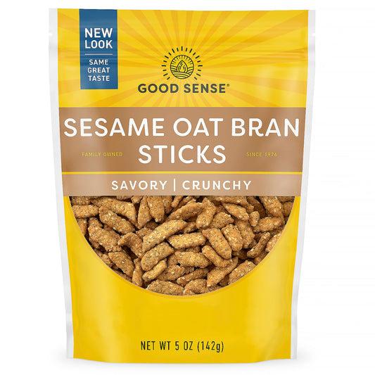 Good Sense-Sesame Oat Bran Sticks-Savory-Crunchy-5 oz (142 g)