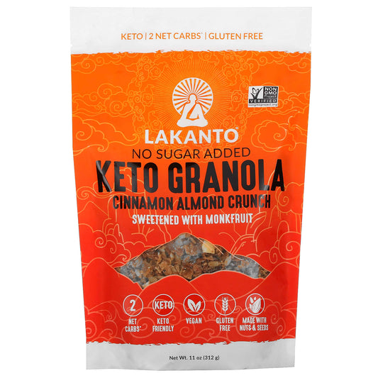 Lakanto-Keto Granola-Cinnamon Almond Crunch-11 oz (312 g)